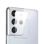 【YANG YI 揚邑】Samsung Galaxy S21 Ultra 防爆防刮弧邊 9H鏡頭鋼化玻璃膜保護貼