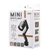 【ISTA 伊士達】迷你聚光多段式懸臂投射燈 3W/可180度角彎曲/高亮度/夾燈(USB插頭  LED燈 ILS03)