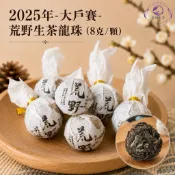 ✿ 2025年-大戶賽-荒野生茶龍珠（8克/顆） ✿ 生茶龍珠普洱茶｜現貨｜紫袍玉帶｜