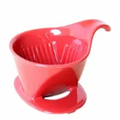 (店+)【ZERO JAPAN】典藏陶瓷咖啡漏斗(番茄紅)(小) ｜陶瓷咖啡漏斗｜咖啡漏斗｜咖啡濾杯︱手工陶瓷｜漏斗｜世界手沖杯冠軍｜日本製