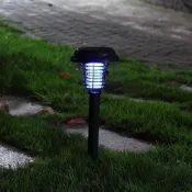 (店+)【生活職人】照明燈 LED燈 電池式 戶外太陽能滅蚊燈 殺蟲燈 光感應燈 滅蚊燈 防水燈
