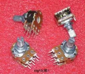 雙聯電位器B5K10K20K 50K 100K 500K柄長15mm常用尺寸