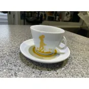 義大利原裝進口，經典Tazza D’oro金杯女王卡布奇諾咖啡杯組 燙金款