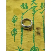 2545 阿贊坤潘 純銀必打旁巴干法戒（限量998）戒圍62最後一枚