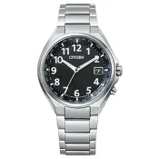 大高雄鐘錶城 CITIZEN 星辰 CB1120-50F 時尚鈦金屬光動能萬年曆男腕錶/黑 38mm｜樂天領券現折★全館特惠中★指定刷卡回饋10%