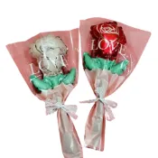 (店+)DIY 玫瑰花 氣球花束 手持氣球 母親節 康乃馨 鋁箔氣球 情人節 婚禮小物 造型氣球 告白氣球