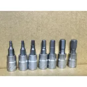 台灣製造 二分 1/4“ 2分  凸頭套筒 星型 六角 12角 一字 十字