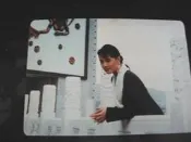 (媚106)  周海媚  3*5 沖洗照片一張，早期圓角照片，保存還不錯!