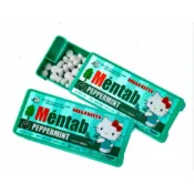 日本（效期2027/04）北見薄荷通商與三麗鷗 Hello Kitty 聯名款 Mentab薄荷錠70粒