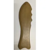 梢楠木魚型刮痧按摩棒《57健康酮學彙》現貨