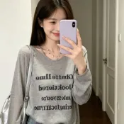 (店+)字母印花短版T恤 女款罩衫多色多尺碼