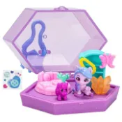 Hasbro My Little Pony 彩虹小馬 迷你魔法世界水晶盒吊飾