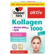 ⚠️賣場滿千才出貨喔 德國🇩🇪多寶雙心Doppelherz  膠原蛋白1000+生物素+Q10（30粒）