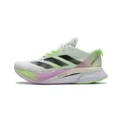 (店+)【adidas 愛迪達】IG3328 adidas Adizero Boston 12 碳板 馬拉松 舒適百搭 織物減震支撐 低幫 訓練長跑跑步鞋 女款 白綠