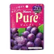 【Donki日本唐吉訶德】Kanro甘樂 Pure 日本進口直郵酸甜清爽札實果肉零食伴手禮 鮮果實軟糖【葡萄味】 56g