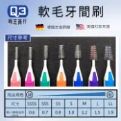 【牙間刷限時優惠】Q3 I型牙間刷100支/包，附100個蓋子 不足100支則以散裝出貨