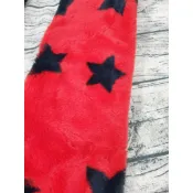 K10 .33 星星毛毛布。紅 50×150 cm。$80，有1份，現貨