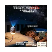 (店+)可換星盤語音星空投影燈 USB二合一聲控小夜燈 可彎軟管可調焦距 離線語音床頭氛圍燈 兒童伴睡燈 交換禮物 雙模式星空投射燈 離線語音控制 可更換星盤片 可調焦距 床頭小夜燈 房間佈置燈 居家擺飾禮物
