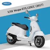 阿莎力  1:18  WELLY  VESPA GTS 125  偉士牌 威利 1/18