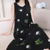 【韓國K.W.】韓國空運輕棉麻玫瑰花語高品質免穿搭洋裝(小香風/輕量涼感/洋裝/休閒/日系/通勤/渡假)