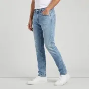 【LEVIS】男生 512 上寬下窄 修身窄管 淺藍色破壞 牛仔褲 長褲 彈性