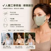 (店+)【友元昌官方商城】3D立體網紅款 莫蘭迪 成人口罩 口罩 撞色口罩 立體口罩 立體口罩 四層含熔噴佈