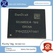 SDIN8DE4-16G 閃迪4.5版本EMMC 16G存儲芯片 字庫內存 BGA.153球