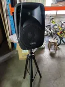 (已售出)  Laney AH2500D 500W PA音響組  9成8新品  (含混音器+兩支麥克風)  音響 喇叺