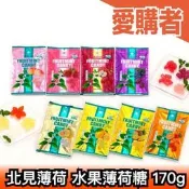 日本 北見薄荷 水果薄荷糖 170g 葡萄 檸檬 桃子 蘋果 草莓 橘子 清涼 清爽 夏日必備 涼糖【愛購者】