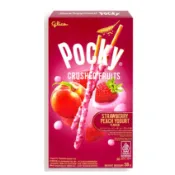 固力果POCKY草莓蜜桃果粒優格棒【三友藥妝Tomod's】
