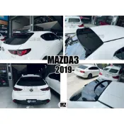 小亞車燈改裝＊全新 MAZDA3 馬3 19 20 2019 2020 年 4代 5D 5門 MZ版 尾翼 亮黑 ABS