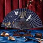 【廠家精選】防身武器扇子功夫摺扇鈦合金全純金屬鐵男款十寸摺疊機械感太極跨