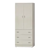 AS DESIGN雅司家具-李歐3×7尺衣櫥-80.6×59.9×201cm
