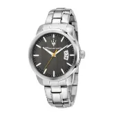 【MASERATI 瑪莎拉蒂】Successo 輝煌成就系列手錶 銀色不鏽鋼錶帶 42MM R8853121012()