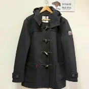 DryDog 跩狗嚴選 跩狗嚴選 絕版釋出 極度乾燥 Superdry Rookie Duffle Coat 海軍 牛角扣 連帽 羊毛外套 59%羊毛 大衣 風衣 外套 黑色