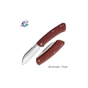 (店+)Benchmade 蝴蝶牌 - Proper Slip Joint G10棕紅柄無鎖定戶外露營折刀 319-1【詮國】