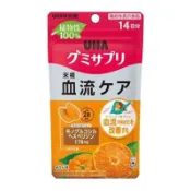【Donki日本唐吉訶德】UHA悠哈 味覺糖 營養補充軟糖 末梢血液迴圈護理 蜜柑味 14日份 28粒