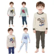 【Mellisse】 男童童裝 莫代爾 韓國秋冬新品 純棉睡衣 長袖睡衣 兒童居家服 套裝 睡衣 小孩 兒童睡衣