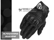 ψGlove_短手套/義大利ALPINESTARS Mustang 黑 真皮短手套 隱藏硬護具『耀瑪台中安全帽機車部品』