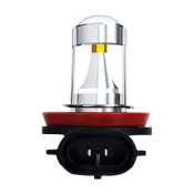 【車的LED】2入 勁亮H11 6LED 魚眼燈30w(白光/省電高亮度LED倒車燈/定位燈/煞車燈/霧燈)