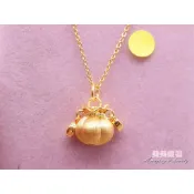 美美銀樓  9999黃金  古錢 袋子 錢袋 造型墜子