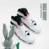 NICEDAY 代購 Air Jordan 8 AJ 8代 兔巴哥 白紅 復刻 經典 喬丹 公牛 305381-100