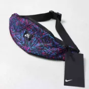 NIKE Just do it SB 圖騰 小勾 墨綠 深藍 黑黃 黑白 粉金 運動 腰包 斜背包 側背包