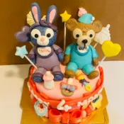 寇比造型蛋糕 史黛拉 達菲熊 生日蛋糕 蛋糕 造型蛋糕 翻糖蛋糕 Stella duffy
