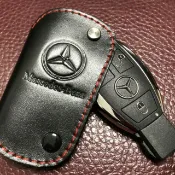 Mercedes Benz賓士精品 專用皮套 鑰匙圈 BV鎖匙圈 原廠AMG皮套 賓士皮套not brabus