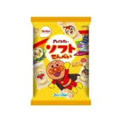 (店+)*貪吃熊* 日本 栗山製菓 麵包超人仙貝  餅乾 米果 甘口醬油味
