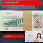保真第三騊整叨100張百連號2角長江大橋貳角老紙幣二角人民幣