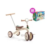 【Hape】4合1多功能三輪車(學步車/滑步車/平衡車/生日禮)