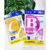 DHC 維他命B群 30日 維他命C 10日 (20粒/袋) (60粒/袋) Vitamin 維他命 B群 維持能量
