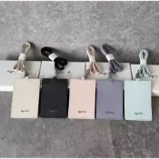 阿寶喵屋🐱日本正品代購 日系品牌 agnes b 亞妮斯比 牛皮 荔枝紋 防刮 十字紋 大小款 證件套 證件夾 悠遊卡套